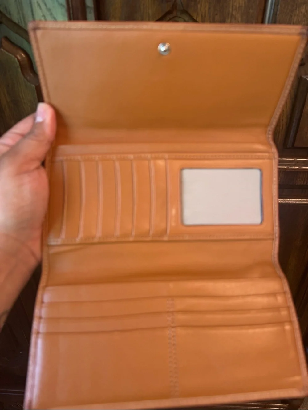 Authentic Coach Cream and Saddle Brown Shoulder Bag